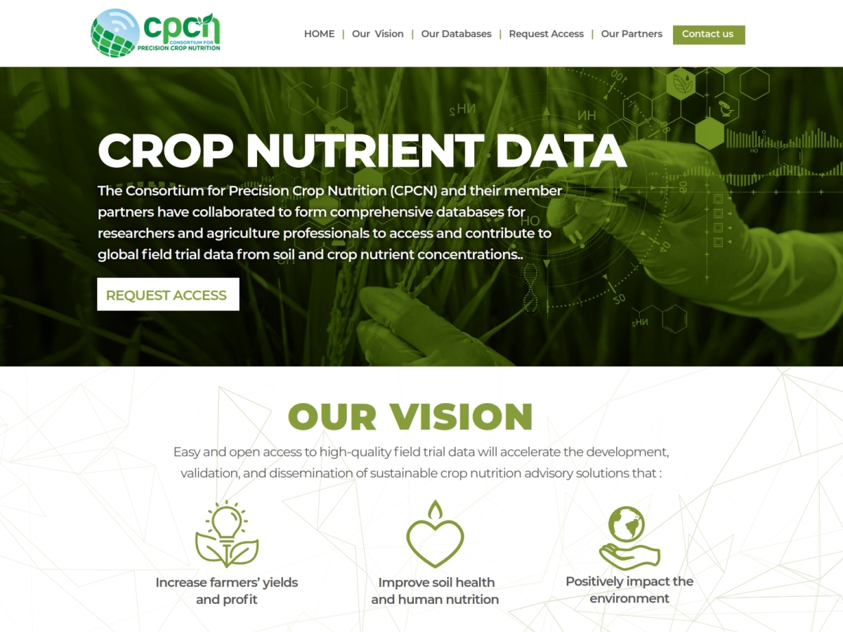 Agricultural research leaders worldwide team up to launch landmark open data crop nutrition platform